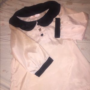 Silk pink shirt. Worn once.